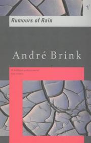 Cover of: Rumours of Rain by Andre Brink