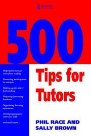 Cover of: 500 tips for tutors
