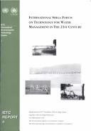 Proceedings by International Shiga Forum on Technology for Water Management in the 21st century (1996 Shiga-ken, Japan)