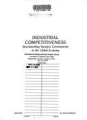 Cover of: Industrial competitiveness | 