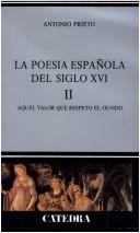 Cover of: La poesía española del siglo XVI