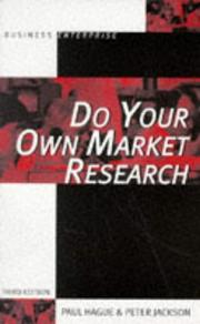 Cover of: Do Your Own Market Research (Business Enterprise)