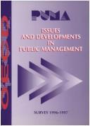 Cover of: Issues and developments in public management: survey 1996-1997.