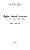 Cover of: Agujero llamado Nevermore by Leopoldo María Panero