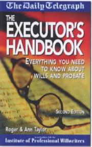 Cover of: The Executor's Handbook ("Daily Telegraph" Guides)
