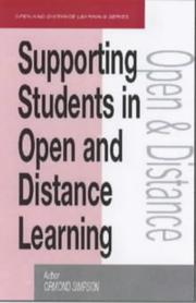 Cover of: SUPPORTING STUDENTS IN OPEN & DISTANCE LEARNING (Open and Distance Learning Series)