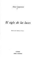 Cover of: El siglo de las luces by Alejo Carpentier