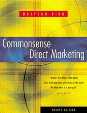 Cover of: Commonsense Direct Marketing by Drayton Bird