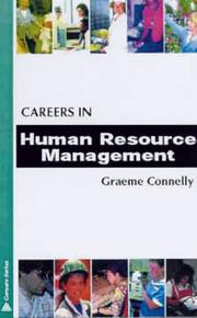 Cover of: Careers in Human Resource Management by Graeme Connelly