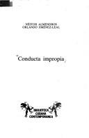 Cover of: Conducta impropria