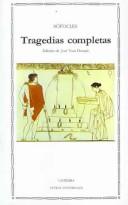 Cover of: Tragedias Completas by Sophocles