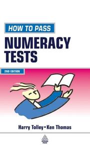 Cover of: How to Pass Numeracy Tests by Harry Tolley