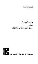 Cover of: Introducción a la novela contemporánea