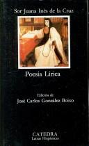 Cover of: Poesía lírica