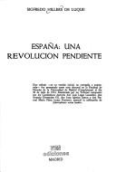 Cover of: España: una revolución pendiente