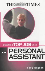 Cover of: Getting a Top Job as a Personal Assistant (Getting a Top Job)