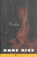 Cover of: Violin by Anne Rice