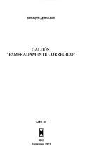 Cover of: Galdos: Esmeradamente corregido (LHU)