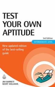 Cover of: Test your own aptitude by James Barrett