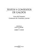 Cover of: Textos y contextos de Galdos by 