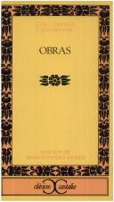 Cover of: Obras