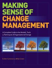 Cover of: Making Sense of Change Management by Esther Cameron, Mike Green