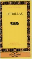Cover of: Letrillas by Luis de Góngora y Argote