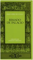Rimado de palacio by Pedro López de Ayala