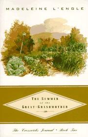 Cover of: The Summer of the Great-Grandmother by Madeleine L'Engle