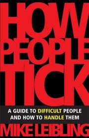Cover of: How people tick
