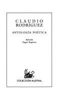 Cover of: Antología poética by Claudio Rodríguez