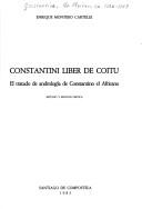 Cover of: Constantini Liber de coitu by Constantine the African