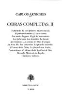 Cover of: Obras Completas (Biblioteca Castro) by Carlos Arniches y Barrera