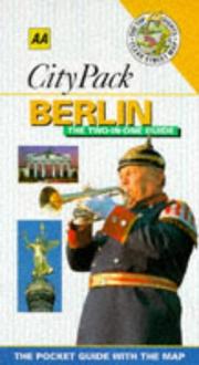 Cover of: Berlin (AA Citypack) by Christopher Rice, Melanie Rice