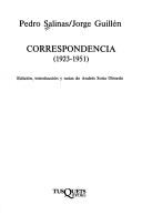 Cover of: Correspondencia (1923-1951)