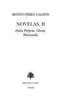 Cover of: Novelas by Benito Pérez Galdós