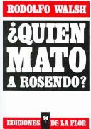 Cover of: Quien Mato a Rosendo?/ Who Killed Rosendo?