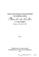 Cover of: Actas do Congreso Internacional de Estudios sobre Rosalia de Castro e o Seu Tempo: Santiago, 15-20 de xullo de 1985 (Cursos e congresos da Universidade de Santiago de Compostela)