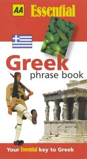 Cover of: Greek Phrase Book