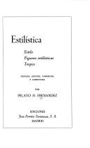 Cover of: Estilística by Pelayo Hipólito Fernández, Pelayo Hipólito Fernández