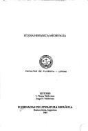 Cover of: Studia hispanica medievalia: II Jornadas de Literatura Espanola