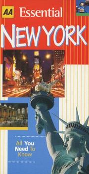 Cover of: Essential New York (AA Essential) by David Wickers, David Wickers