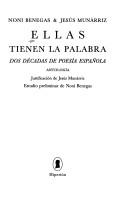 Cover of: Ellas Tienen la Palabra: Dos Decadas de Poesia Esp