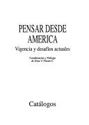 Cover of: Pensar desde América by V. Dina, C. Dina V. Picotti