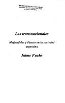 Cover of: Las transnacionales by Jaime Fuchs