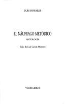 Cover of: El náufrago metódico: antología