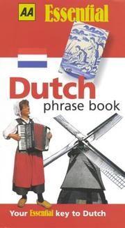 Cover of: Dutch Phrase Book by Louis Patler