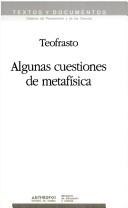 Cover of: Algunas Cuestiones de Metafisica (Textos y documentos)