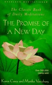 Cover of: The promise of a new day: a book of daily meditations