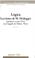Cover of: Logica - Lecciones de M.Heidegger (Textos y documentos)